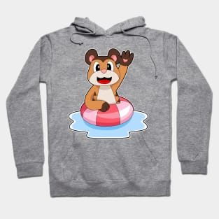 Meerkat Swimming Lifebuoy Hoodie